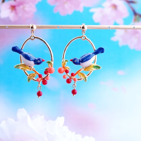 Cute bird earrings - Picture 1 of 9